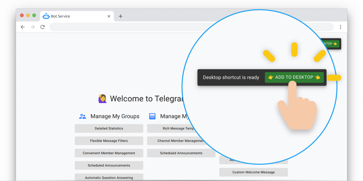 TeleMe Desktop Screenshot TeleMe Desktop Screenshot